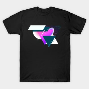 New Wave 80s Design T-Shirt